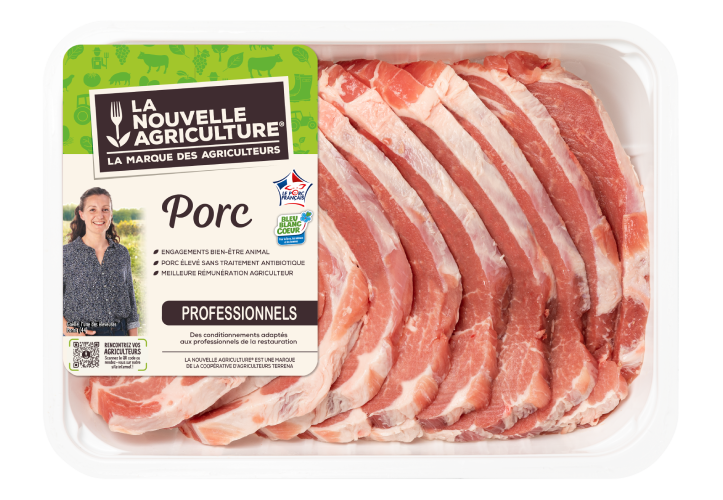 LES CÔTES DE PORC ÉCHINE LA NOUVELLE AGRICULTURE® PROFESSIONNELS