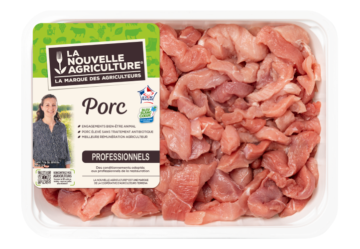 LE JAMBON EMINCÉ DE PORC LA NOUVELLE AGRICULTURE® PROFESSIONNELS