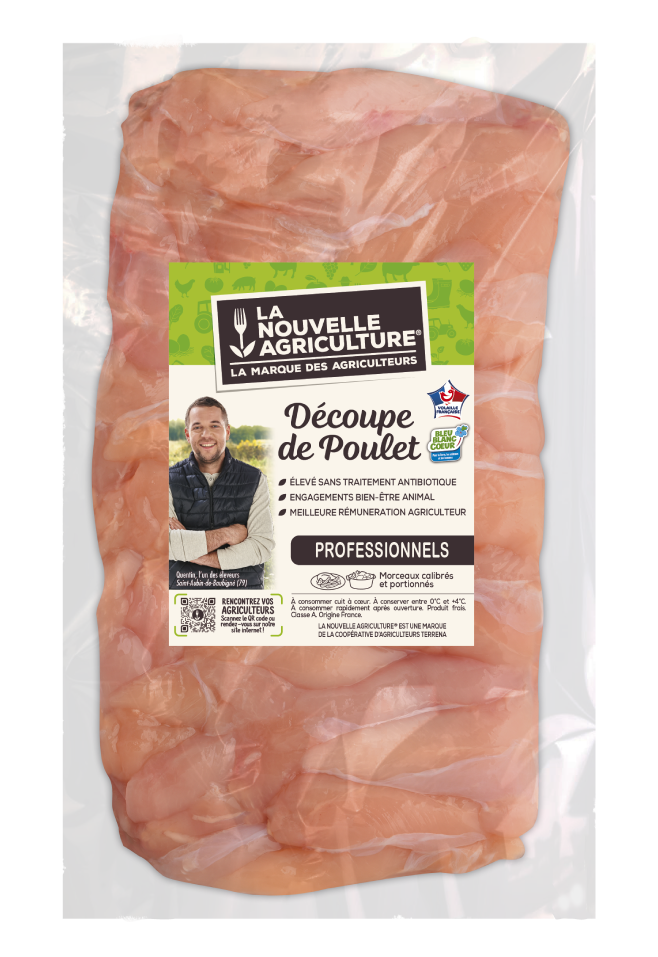 LES AIGUILLETTES DE POULET LA NOUVELLE AGRICULTURE® PROFESSIONNELS