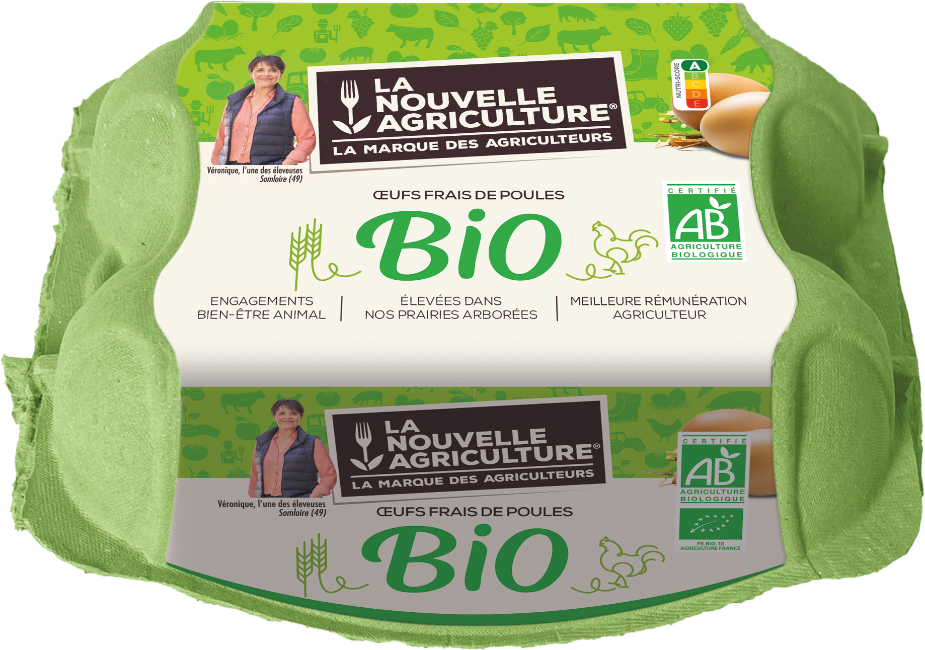 Pack produit d'Œufs Bio La Nouvelle Agriculture