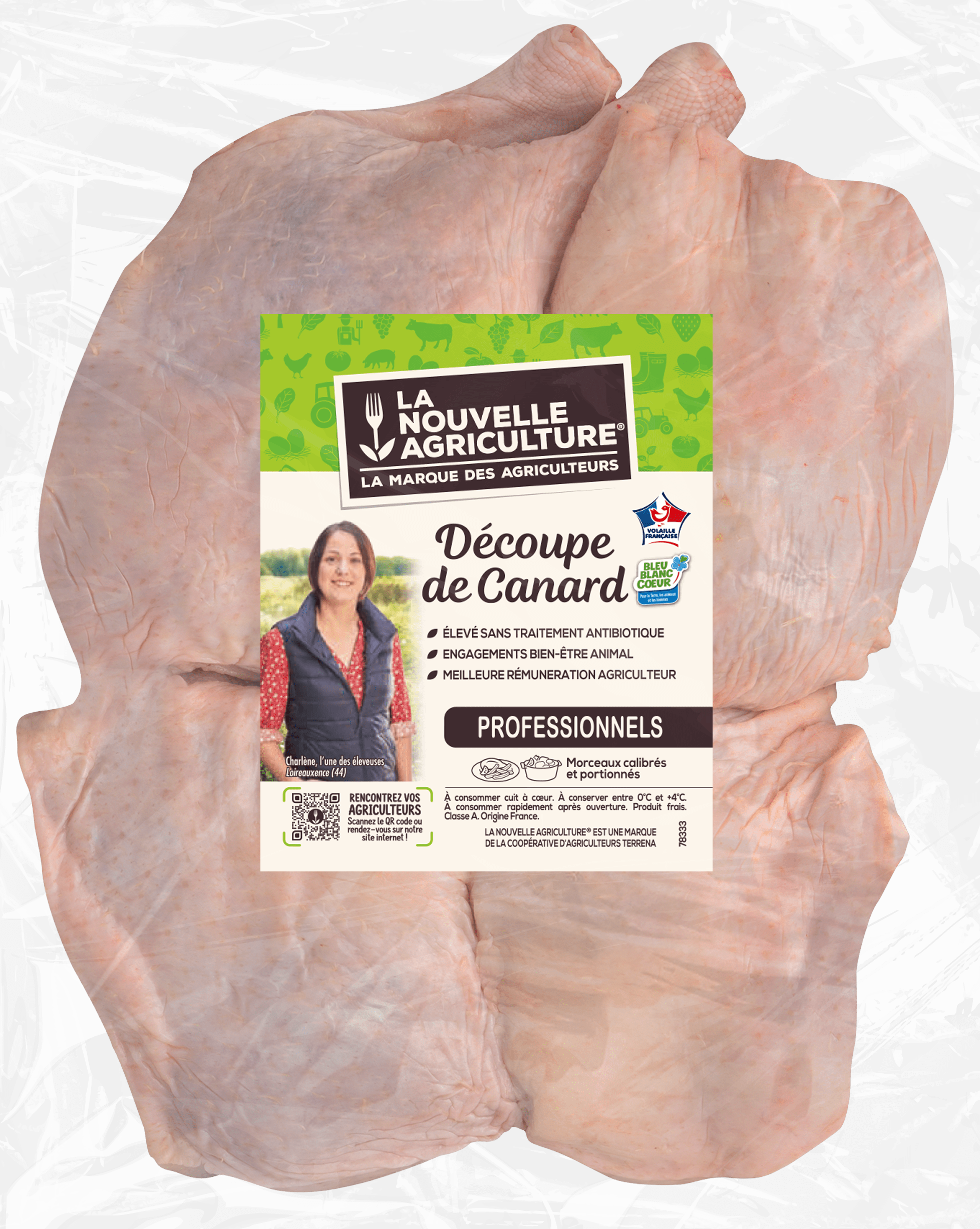 Pack produit de cuisses de canard gamme professionnelle La Nouvelle Agriculture