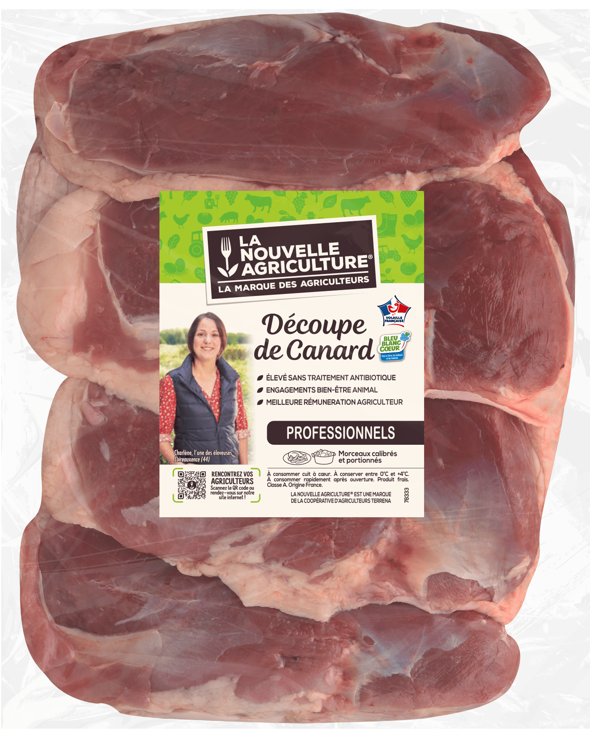 Pack produit de filet de canard gamme professionnelle La Nouvelle Agriculture
