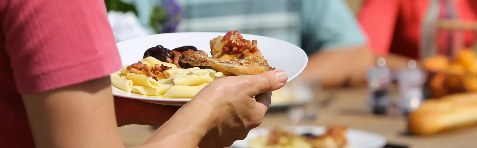 Photo d'une assiette avec des produits La Nouvelle Agriculture