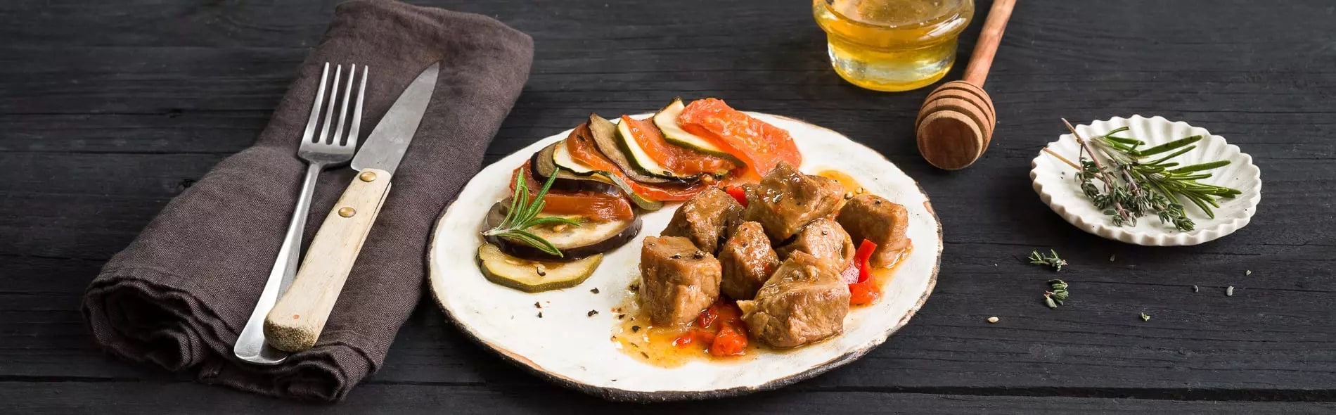 Sauté de porc au miel