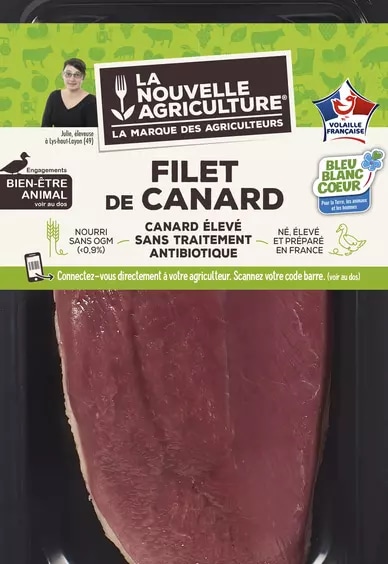 pack de filet de canard La Nouvelle Agriculture®