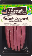 Pack produit d'Émincés de canard façon aiguillettes Bleu-Blanc-Cœur La Nouvelle Agriculture
