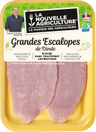 Pack produit de Grandes escalopes de dinde Bleu-Blanc-Cœur La Nouvelle Agriculture