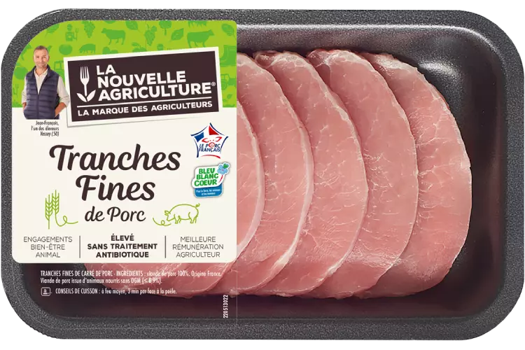 LES TRANCHES FINES DE PORC LA NOUVELLE AGRICULTURE®