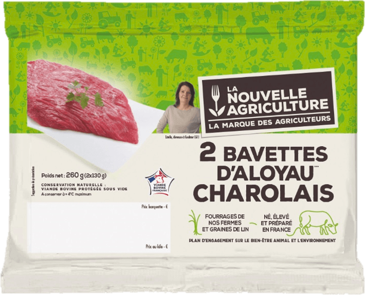 La bavette d'Aloyau charolais La Nouvelle Agriculture®
