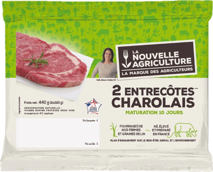 L'entrecôte charolais La Nouvelle Agriculture®