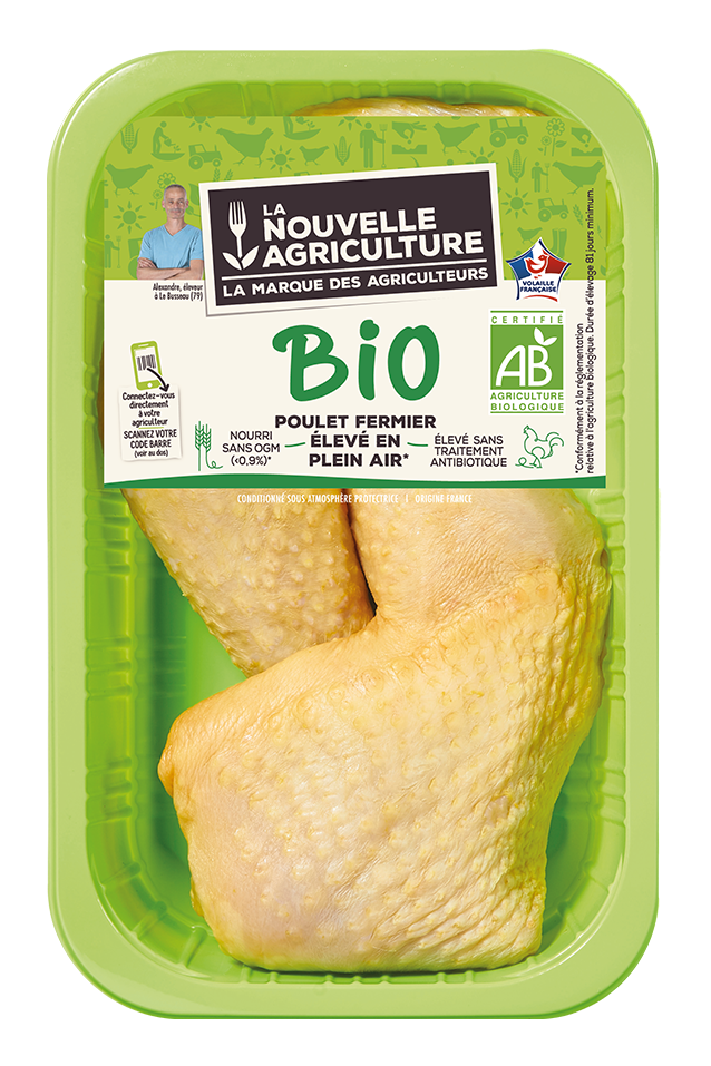 Pack produit cuisses de poulet fermier bio
