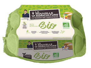 Boite de 6 oeufs Bio La Nouvelle Agriculture®