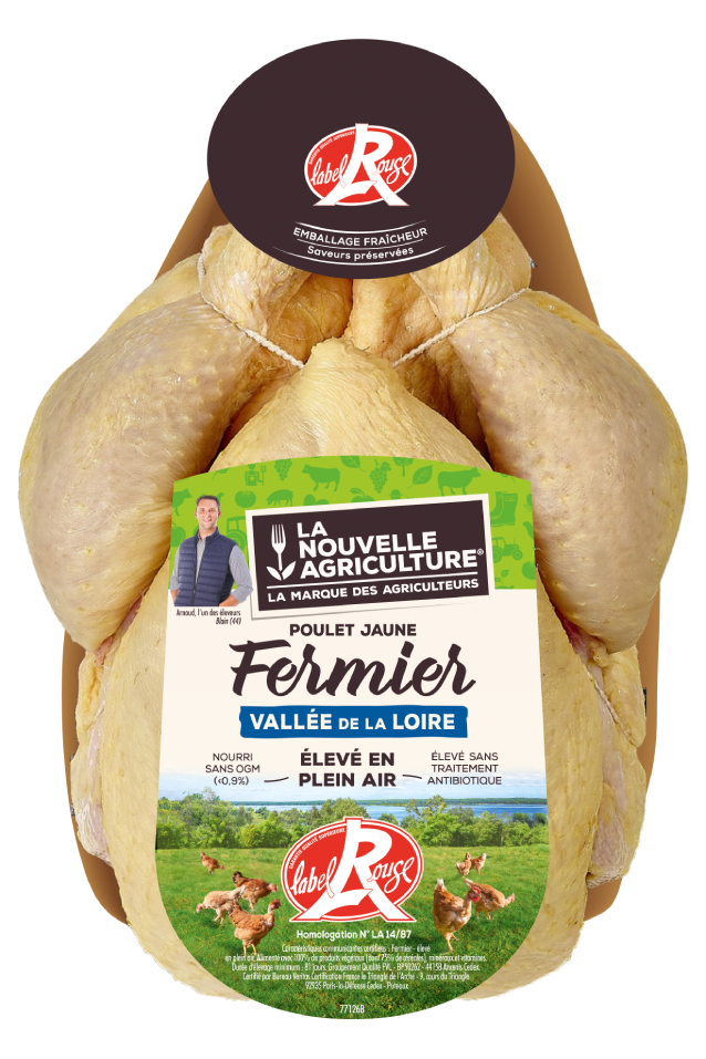 LE POULET ENTIER FERMIER LABEL ROUGE LA NOUVELLE AGRICULTURE®