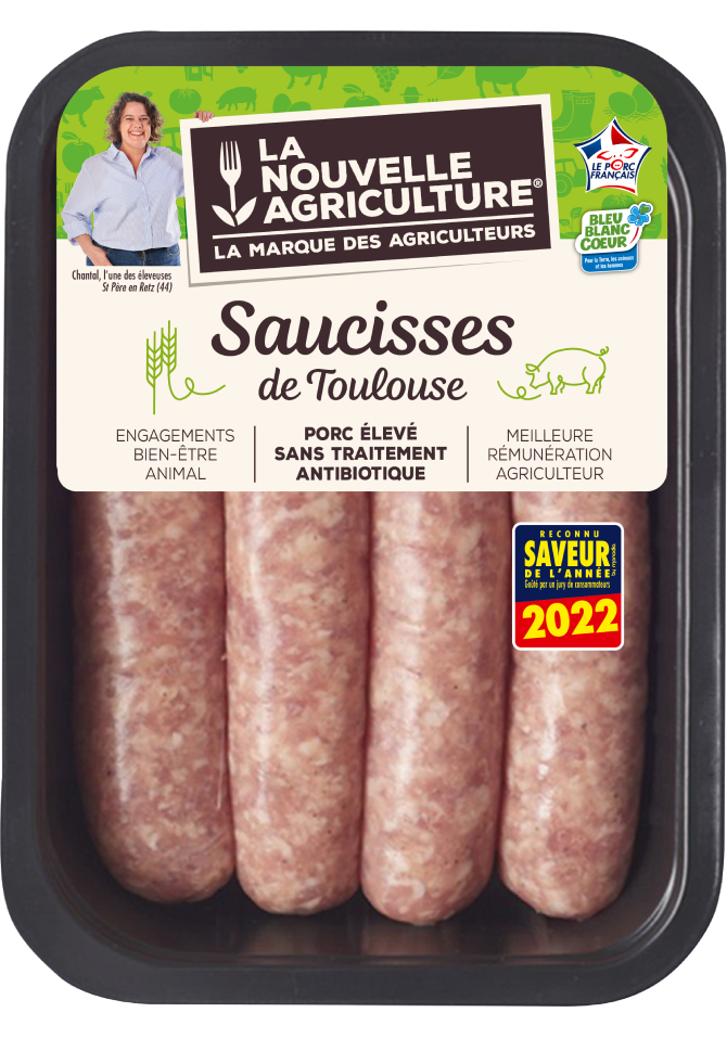 La saucisse de Toulouse La Nouvelle Agriculture®
