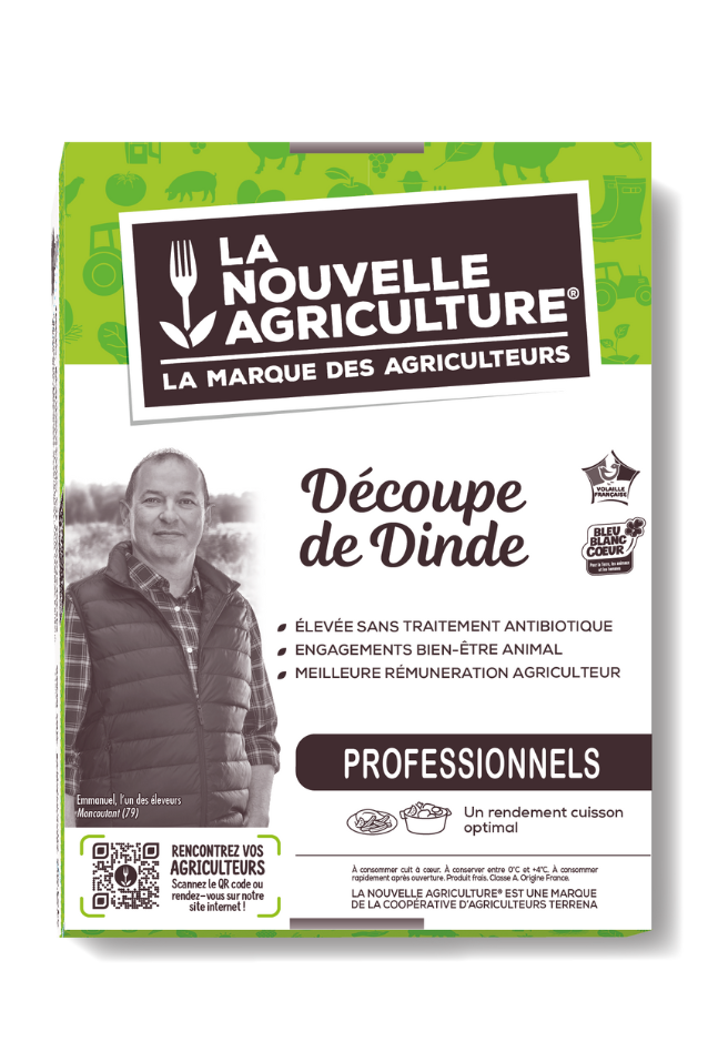 ESCALOPE DE DINDE LA NOUVELLE AGRICULTURE® PROFESSIONNELS