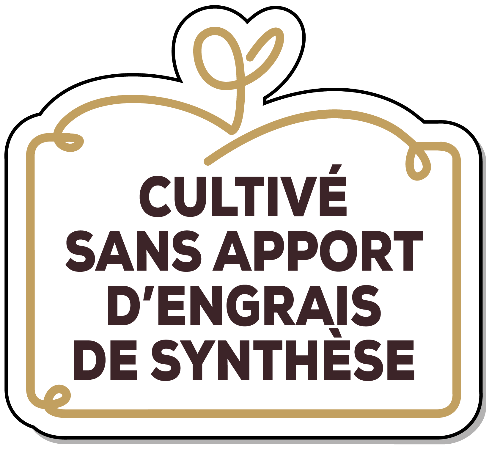 cultivé sans engrais de synthèse