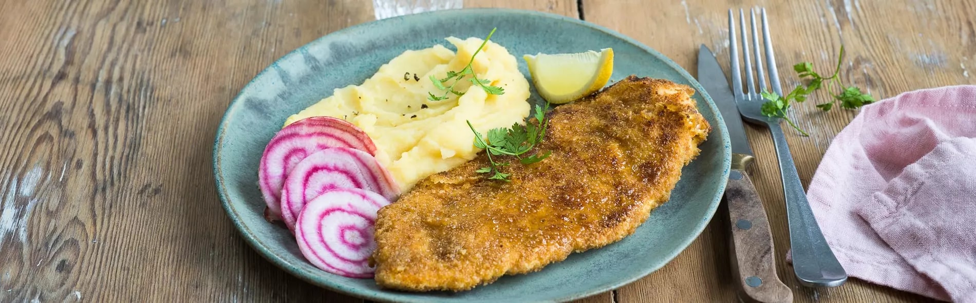 Escalope de dinde panée à la milanaise