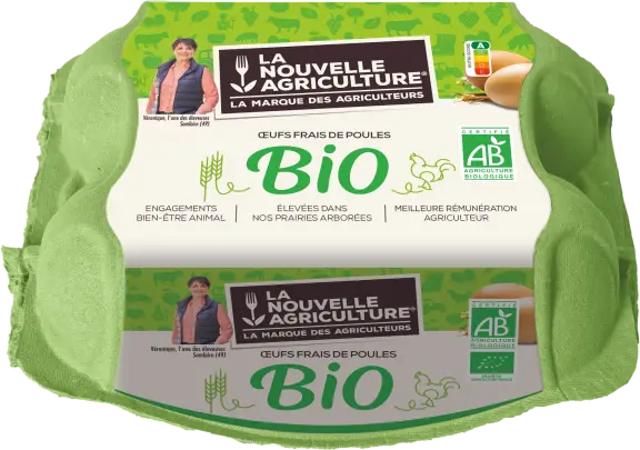 Pack produit d'Œufs Bio La Nouvelle Agriculture