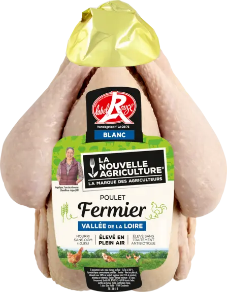 Pack produit de Poulet entier Fermier Label Rouge La Nouvelle Agriculture