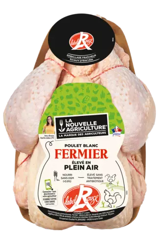 LE POULET ENTIER FERMIER LABEL ROUGE LA NOUVELLE AGRICULTURE®