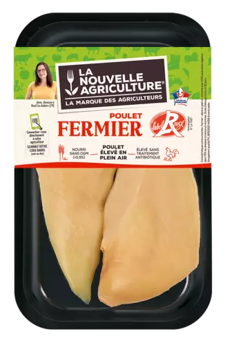 LES FILETS DE POULET FERMIER LABEL ROUGE LA NOUVELLE AGRICULTURE®