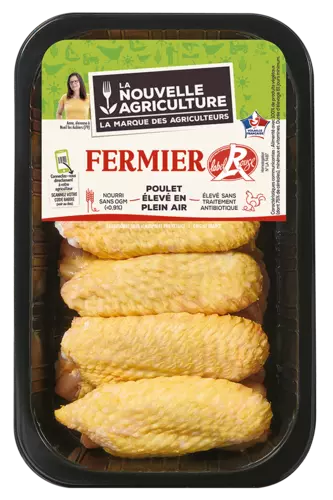 LES AILES DE POULET FERMIER LABEL ROUGE LA NOUVELLE AGRICULTURE®