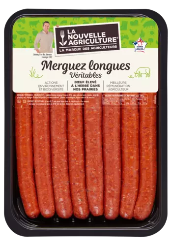 Les merguez véritables longues La Nouvelle Agriculture®