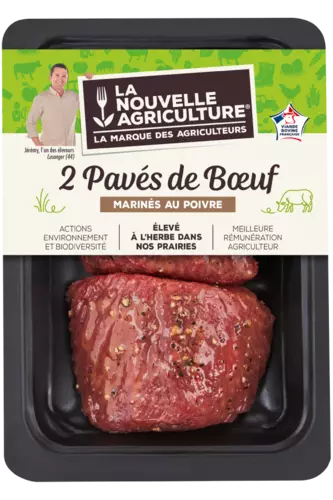 Les pavés de bœuf au poivre La Nouvelle Agriculture®