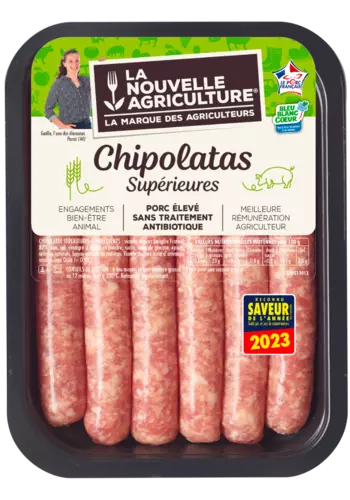 LES CHIPOLATAS NATURES LA NOUVELLE AGRICULTURE®