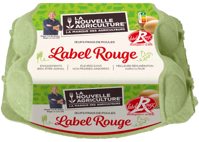 LES ŒUFS LABEL ROUGE LA NOUVELLE AGRICULTURE®