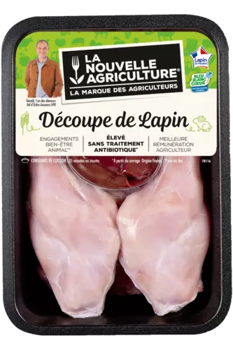 Lapin entier découpé La Nouvelle Agriculture®