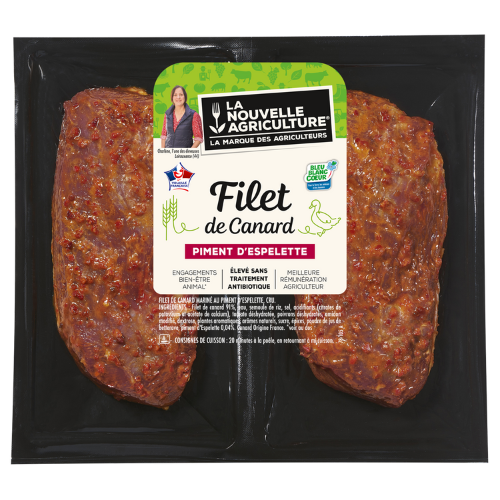 Filets de Canard marinés au piment d'Espelette La Nouvelle Agriculture®