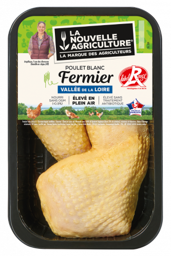 LES CUISSES DE POULET FERMIER LABEL ROUGE LA NOUVELLE AGRICULTURE® 