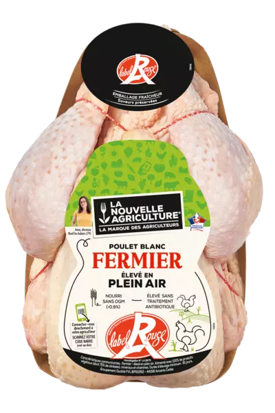 LE POULET ENTIER FERMIER LABEL ROUGE LA NOUVELLE AGRICULTURE®