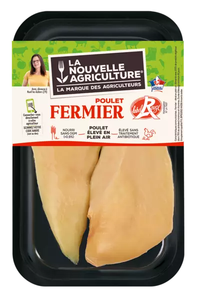 LES FILETS DE POULET FERMIER LABEL ROUGE LA NOUVELLE AGRICULTURE®