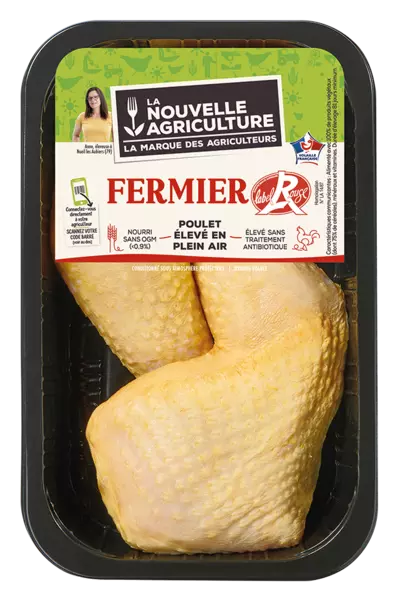 LES CUISSES DE POULET FERMIER LABEL ROUGE LA NOUVELLE AGRICULTURE®