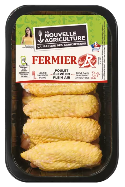 LES AILES DE POULET FERMIER LABEL ROUGE LA NOUVELLE AGRICULTURE®