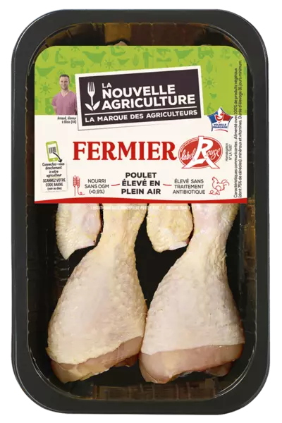 LES PILONS DE POULET LABEL ROUGE LA NOUVELLE AGRICULTURE®