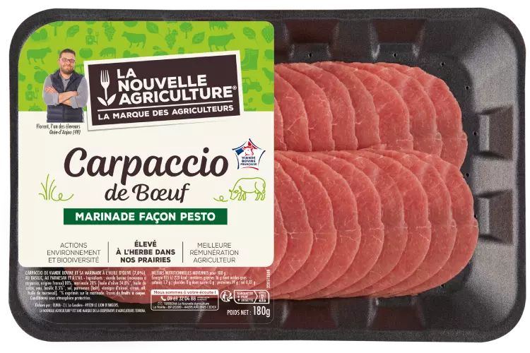 CARPACCIO FAÇON PESTO LA NOUVELLE AGRICULTURE®