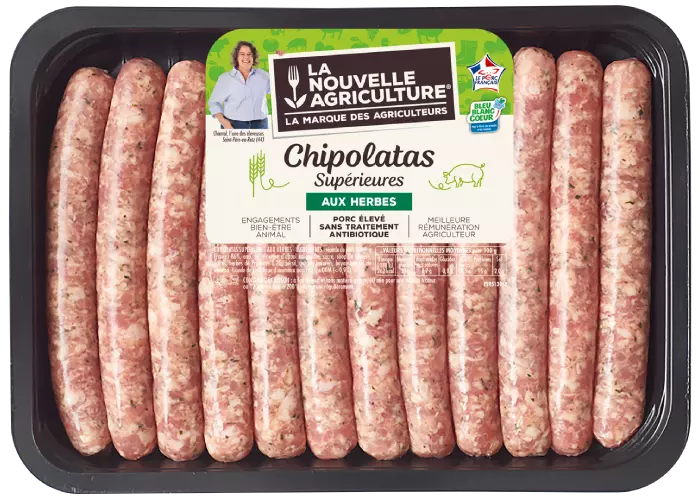 Les chipolatas aux herbes La Nouvelle Agriculture®