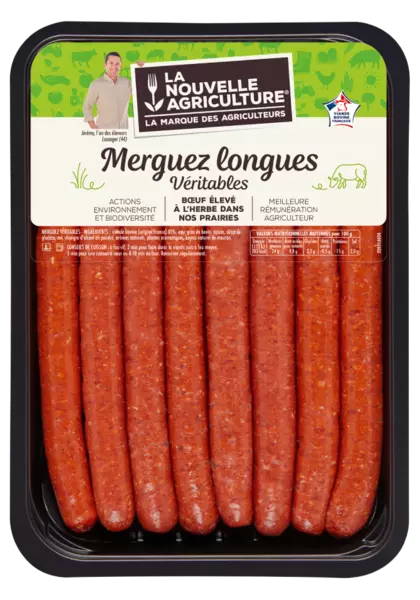 Les merguez véritables longues La Nouvelle Agriculture®