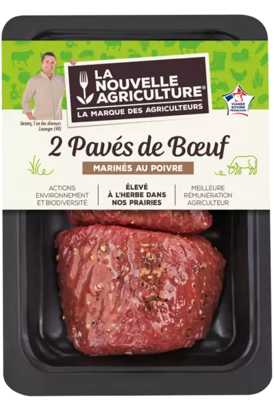 Les pavés de bœuf au poivre La Nouvelle Agriculture®