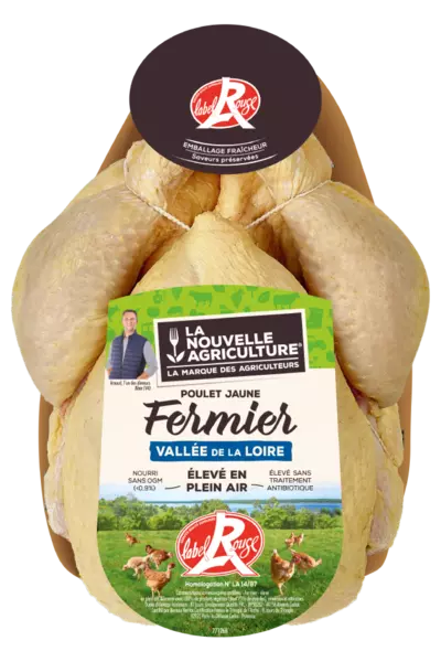 LE POULET ENTIER FERMIER LABEL ROUGE LA NOUVELLE AGRICULTURE®