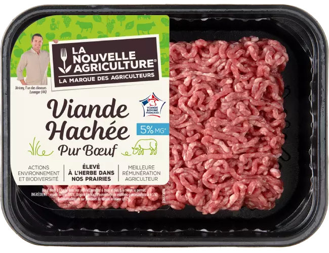 Le haché 5% pur bœuf La Nouvelle Agriculture®