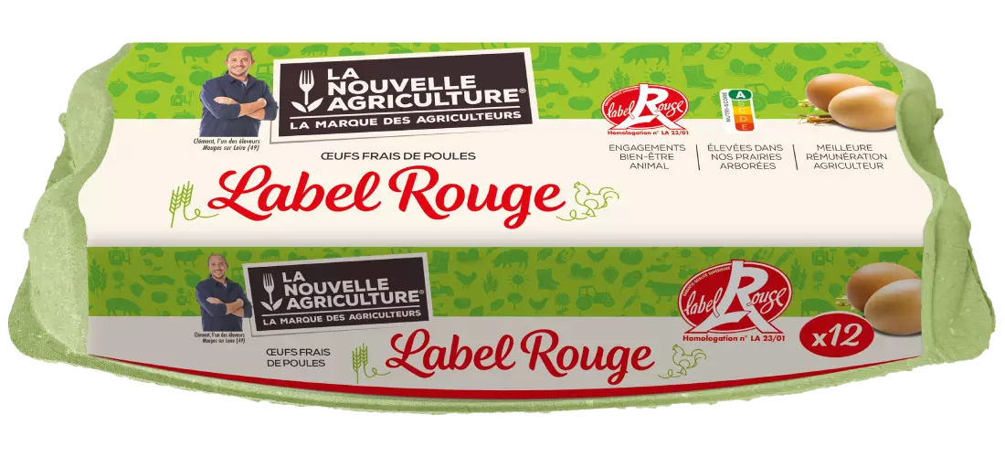 LES ŒUFS LABEL ROUGE LA NOUVELLE AGRICULTURE®