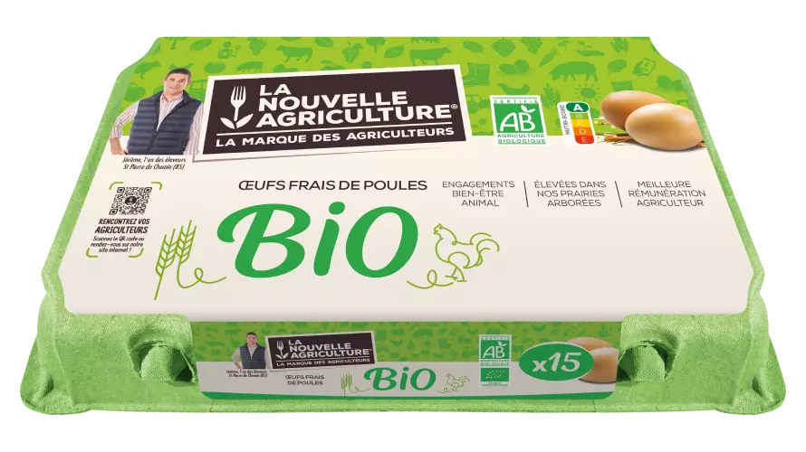 LES ŒUFS BIO LA NOUVELLE AGRICULTURE®