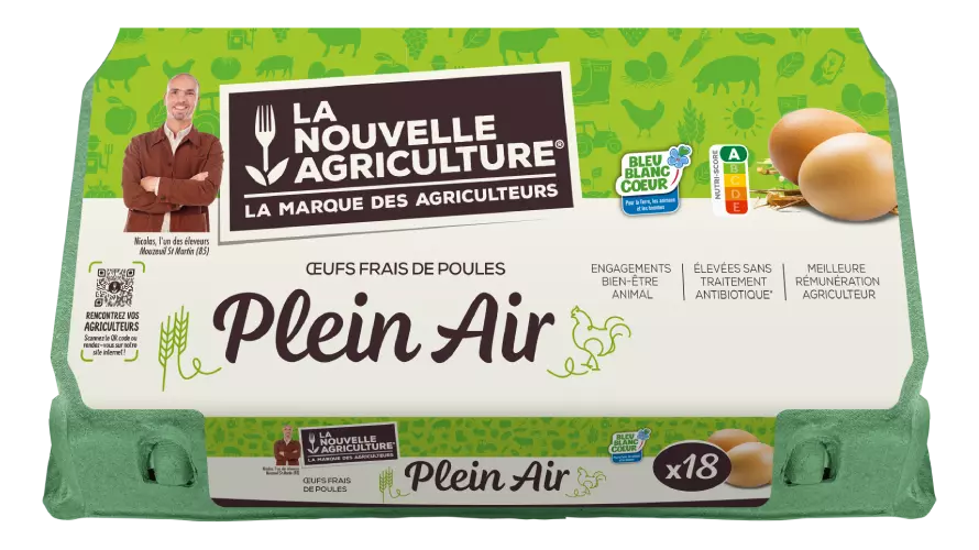 LES ŒUFS PLEIN AIR LA NOUVELLE AGRICULTURE®