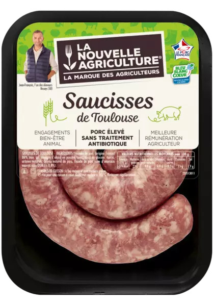 La saucisse de Toulouse enroulée La Nouvelle Agriculture®