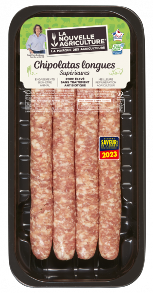 Les chipolatas supérieures longues La Nouvelle Agriculture®