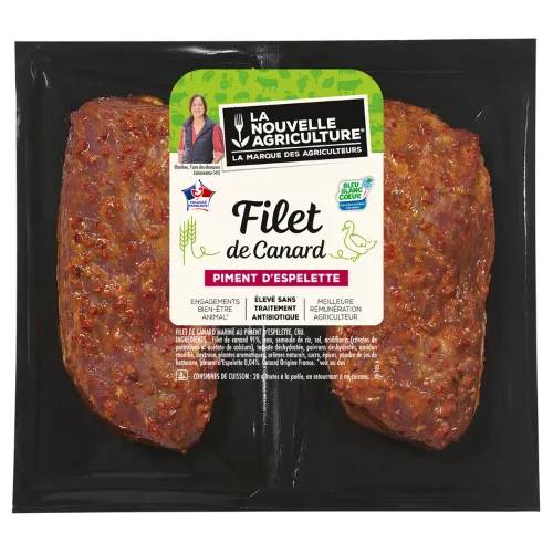 Filets de Canard marinés au piment d'Espelette La Nouvelle Agriculture®